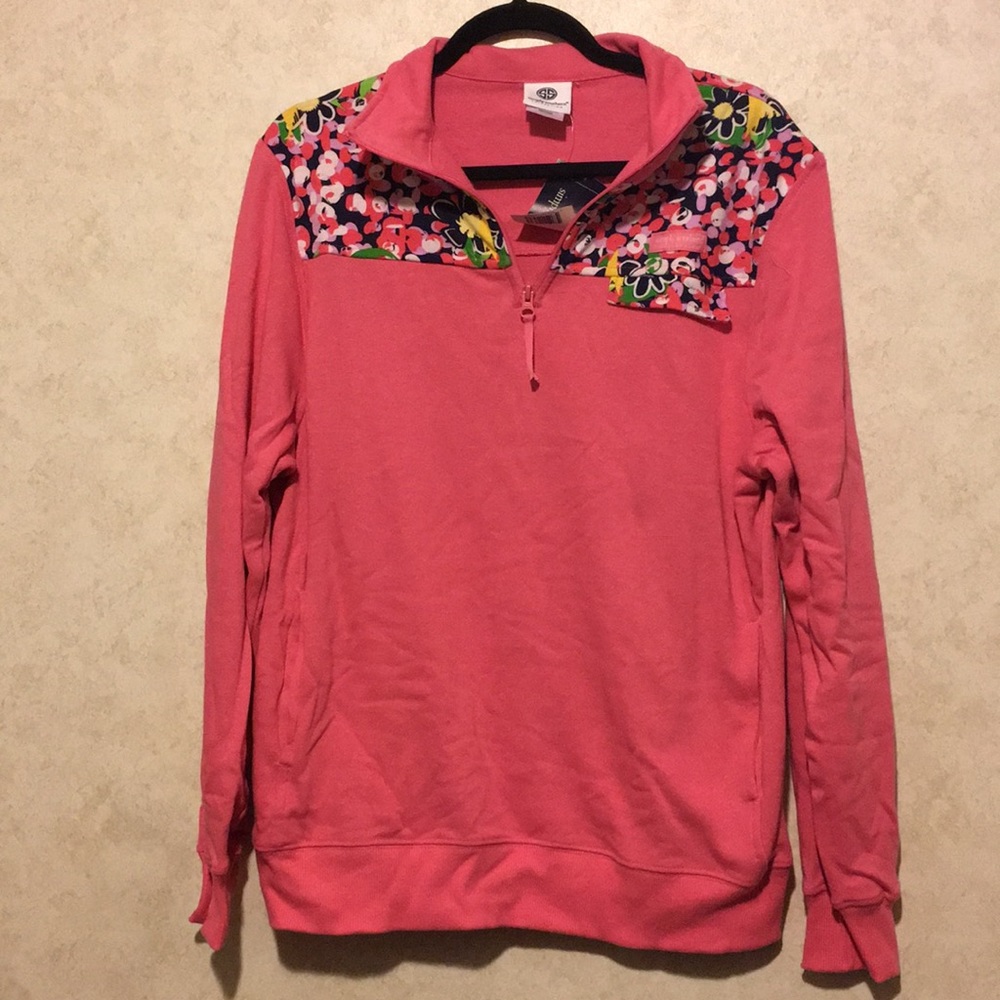 NWT simply southern floral pull over